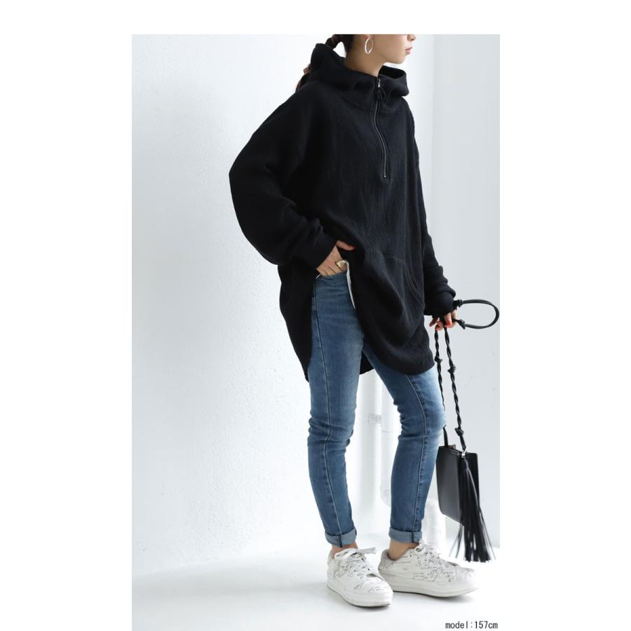 トップス パーカー ワイド ゆったり ワッフル 綿 長袖 レディース 無地 ワッフルパーカー 再再販 メール便不可 Za W0033 Antiqua 通販 Yahoo ショッピング