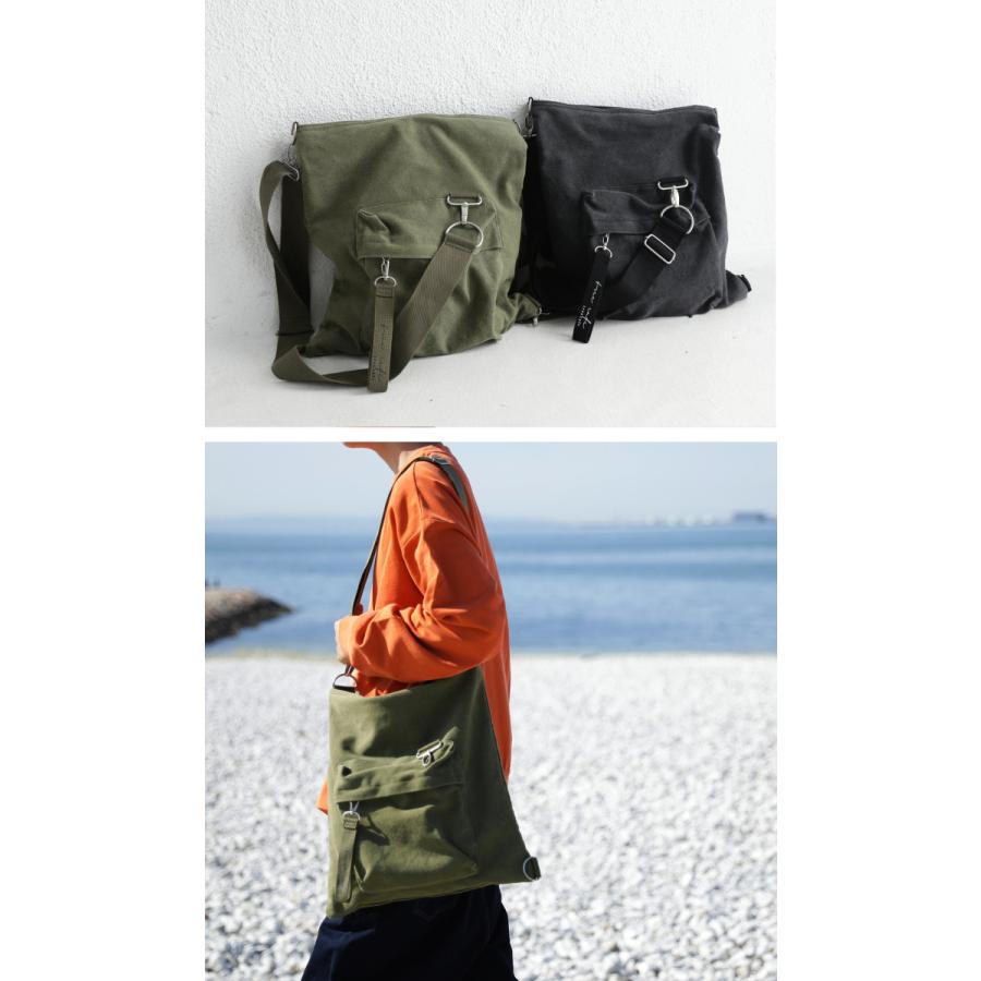 2WAY 変形ミリタリーリュック 鞄 メンズ 送料無料・メール便不可 | antiqua | 04