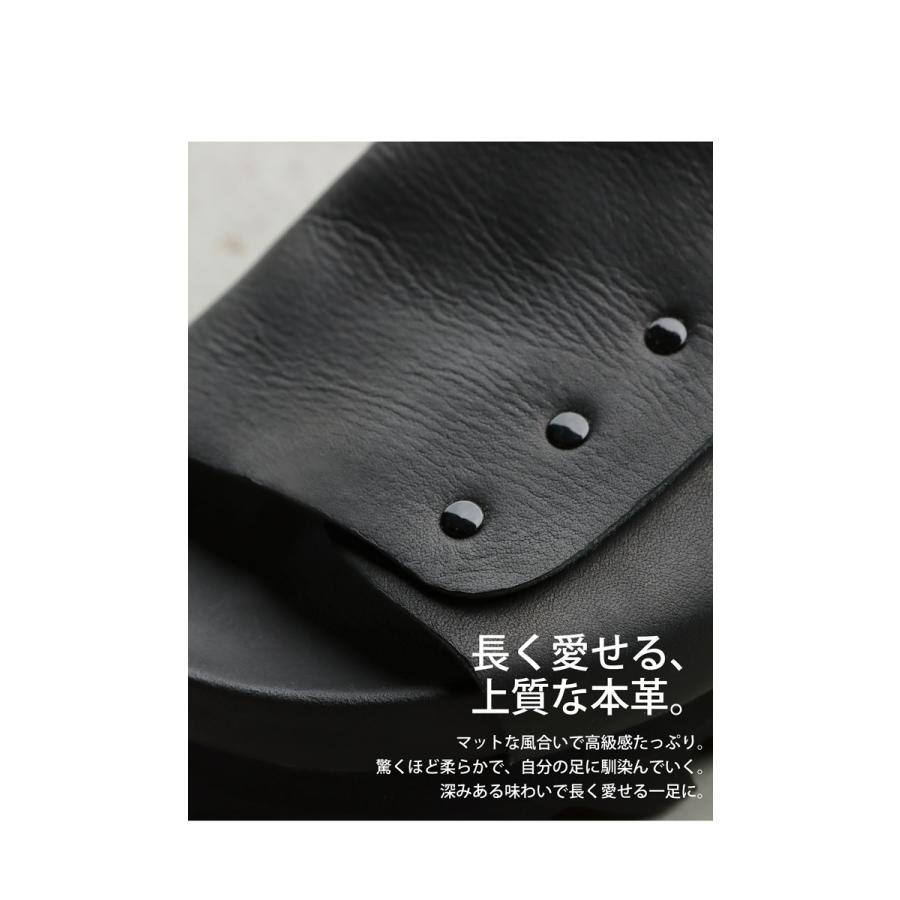 本革 日本製 鋲つきサンダル メンズ 靴 サンダル 送料無料・メール便不可【Z】 父の日｜antiqua｜11