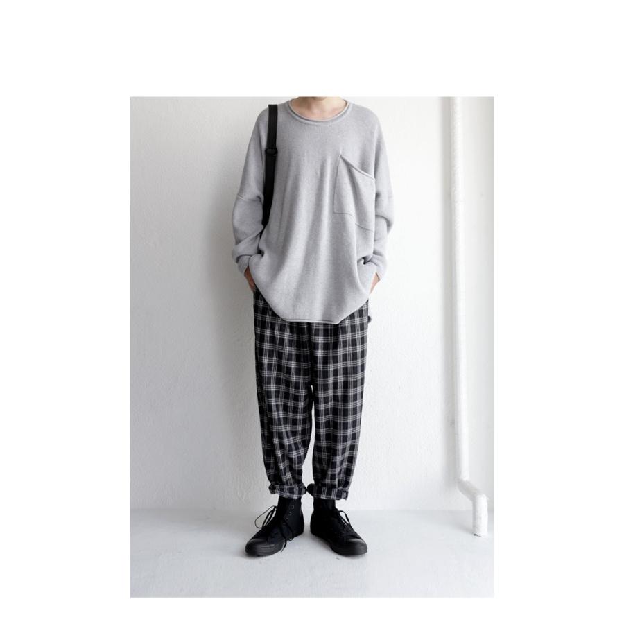 antiqua（アンティカ） ボトムス パンツ チェック柄 メンズ テーパード
