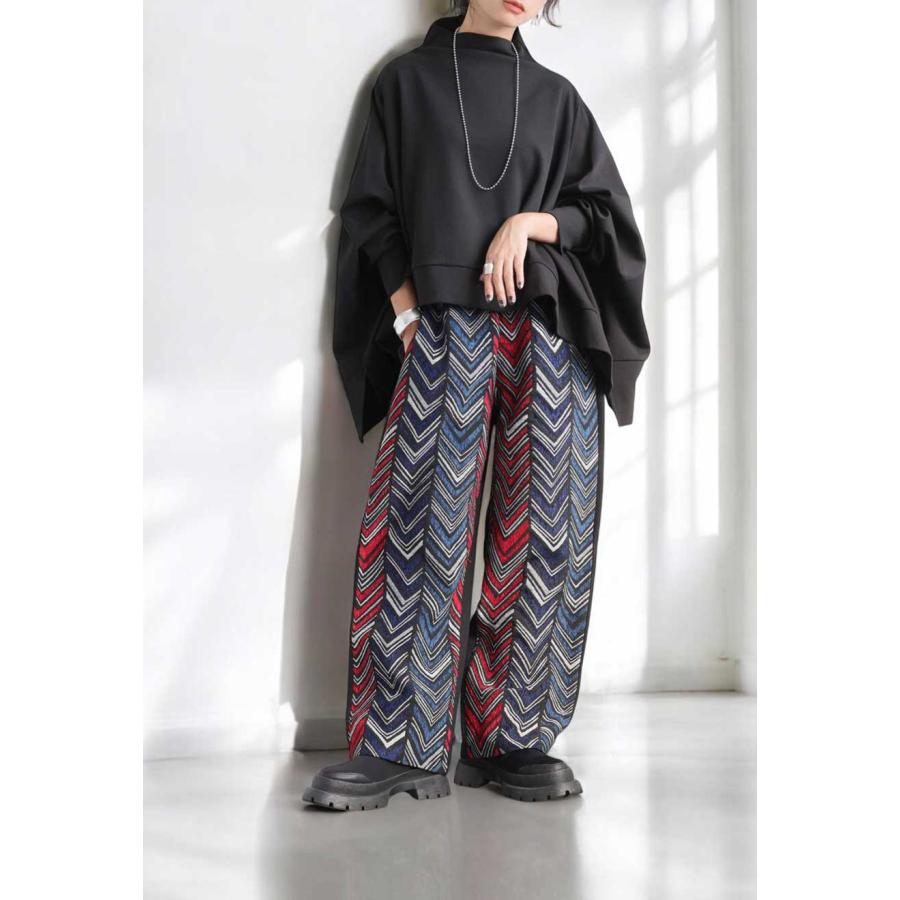 antiqua（アンティカ） ヘリンボーンパンツ パンツ レディース