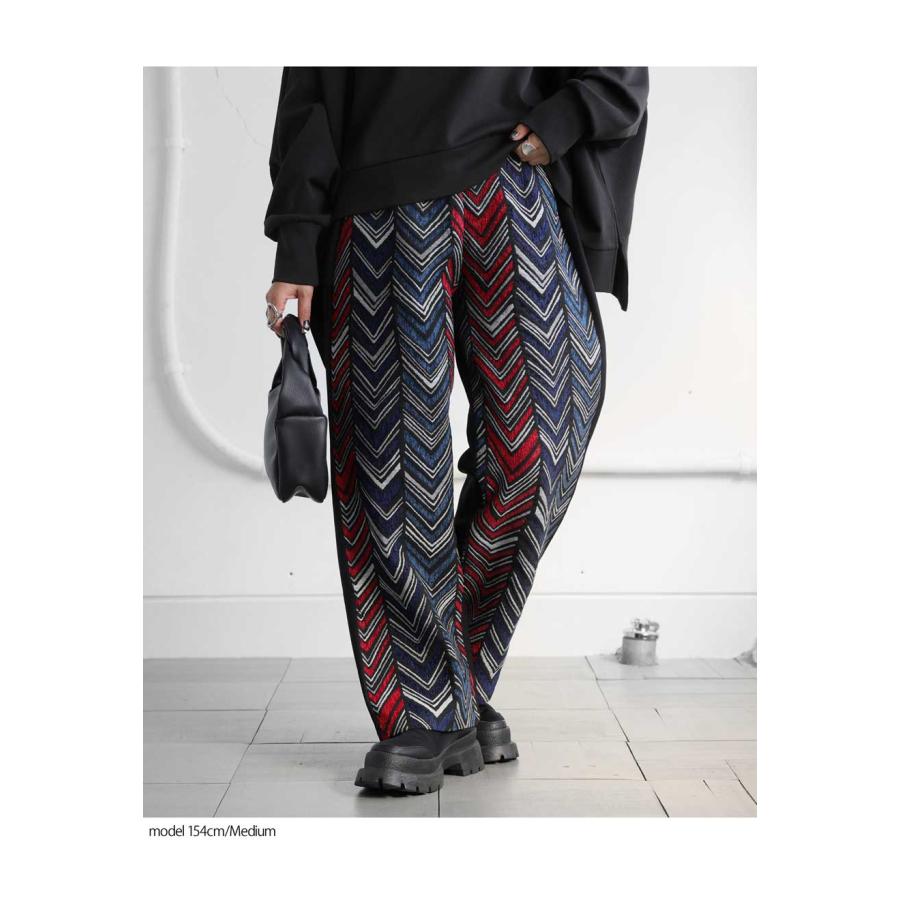 antiqua（アンティカ） ヘリンボーンパンツ パンツ レディース