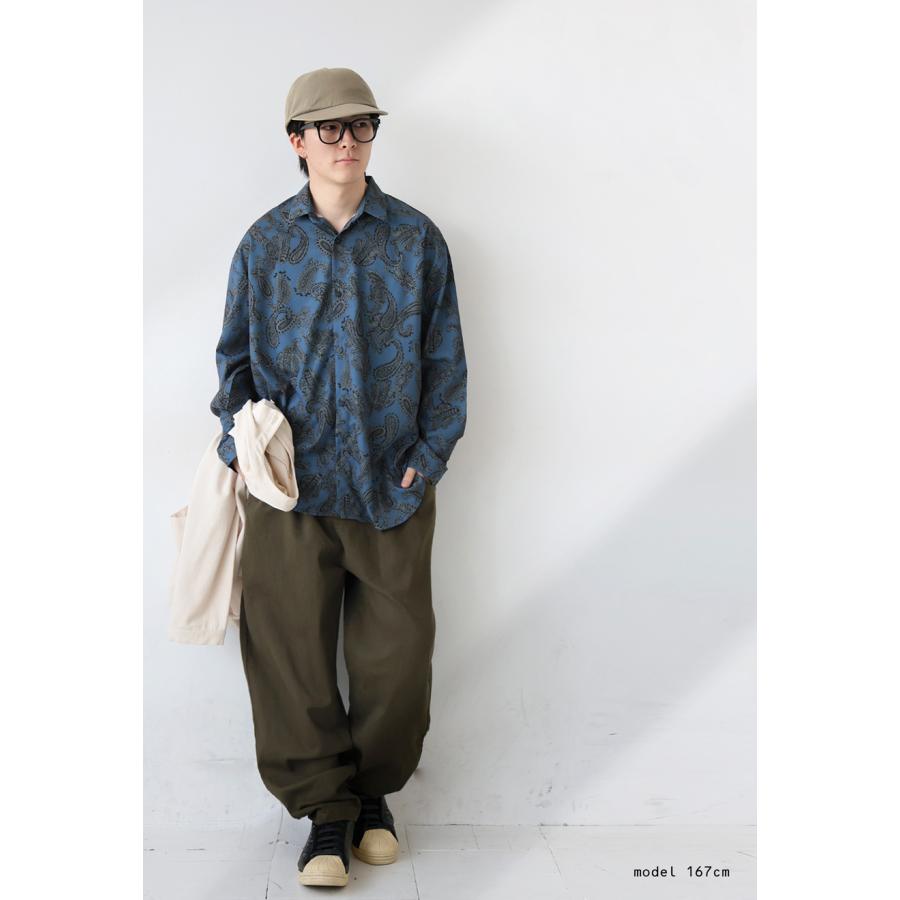 antiqua（アンティカ） ペイズリー柄 シャツ メンズ 長袖 トップス