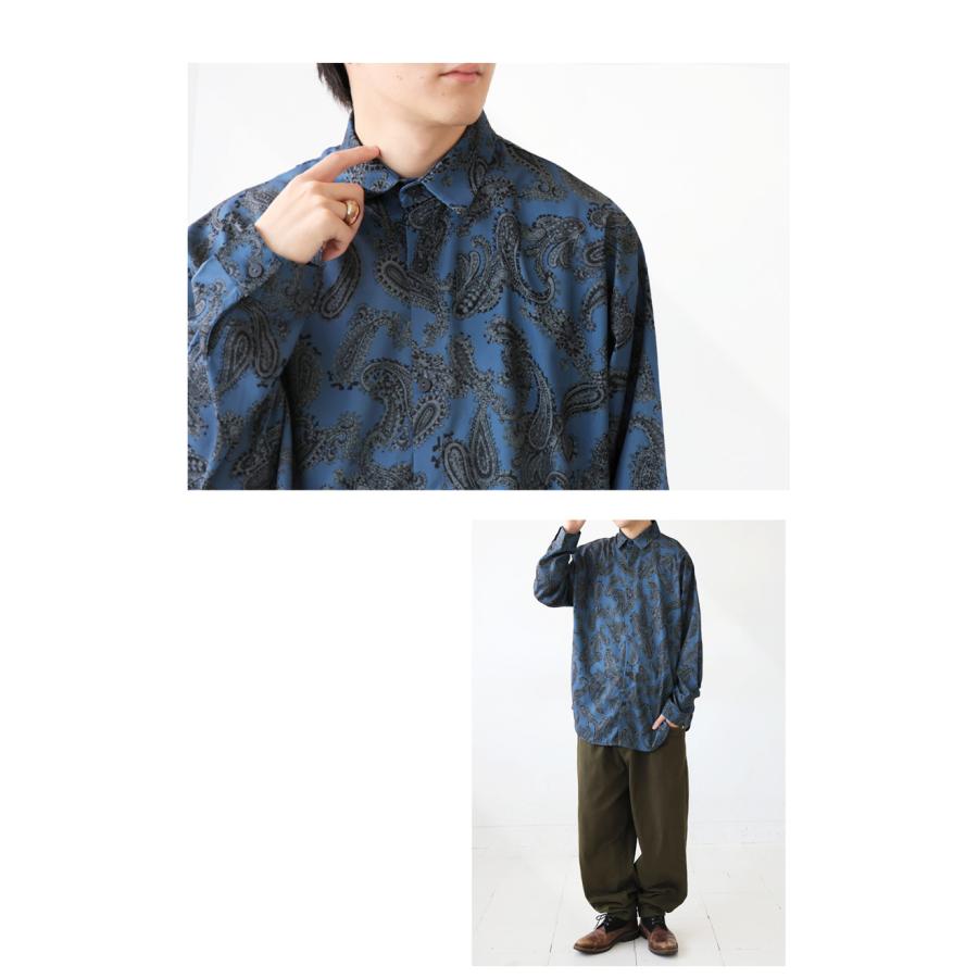 antiqua（アンティカ） ペイズリー柄 シャツ メンズ 長袖 トップス