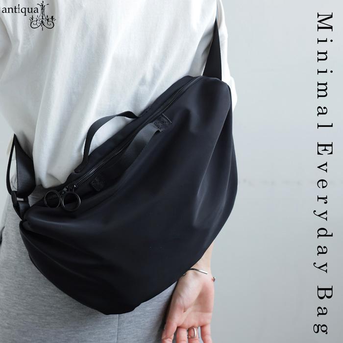 【新品未使用】ASSOV ハンドバック ブラック antiqua（アンティカ） 2WAY ショルダーバッグ レディース バッグ 軽量