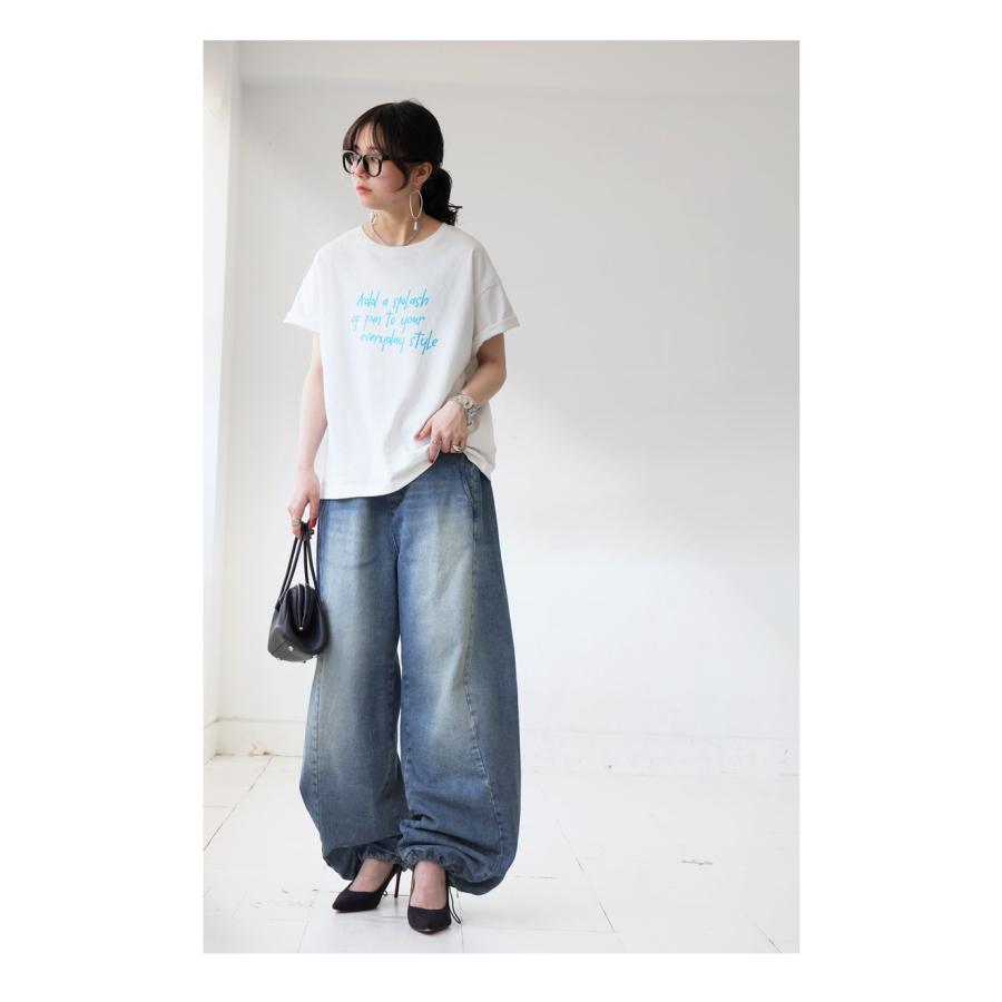 antiqua（アンティカ） カーブデニムパンツ パンツ レディース