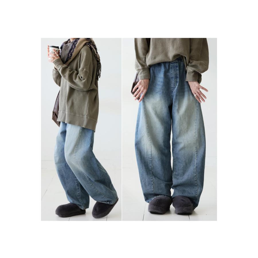 antiqua（アンティカ） カーブデニムパンツ パンツ レディース