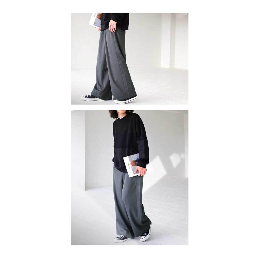 タックワイドパンツ パンツ メンズ ボトムス ロング 送料無料・再再販。500ptメール便可 | antiqua | 14