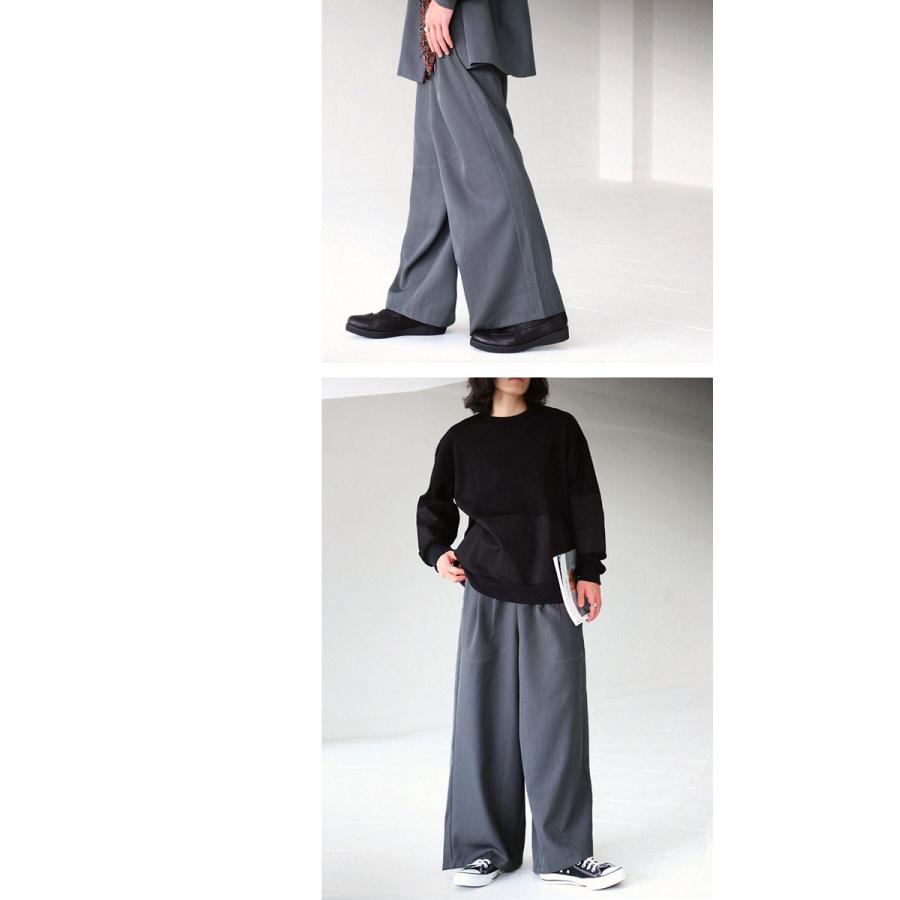 タックワイドパンツ パンツ メンズ ボトムス ロング 送料無料・再再販。500ptメール便可 | antiqua | 05