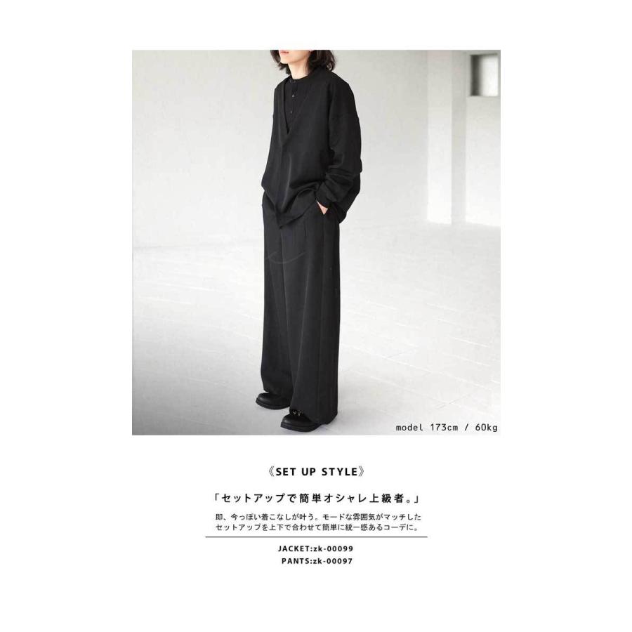 タックワイドパンツ パンツ メンズ ボトムス ロング 送料無料・再再販。500ptメール便可 | antiqua | 11