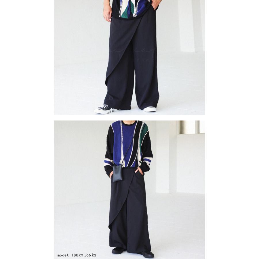 antiqua（アンティカ） ワイドデザインパンツ パンツ メンズ ボトムス