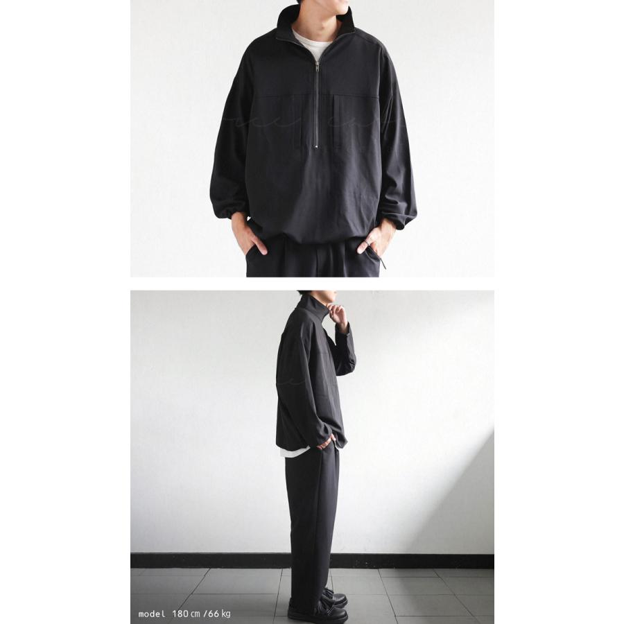 スタンドカラープルオーバー メンズ トップス 無地 送料無料・500ptメール便可【Z】 | antiqua | 09