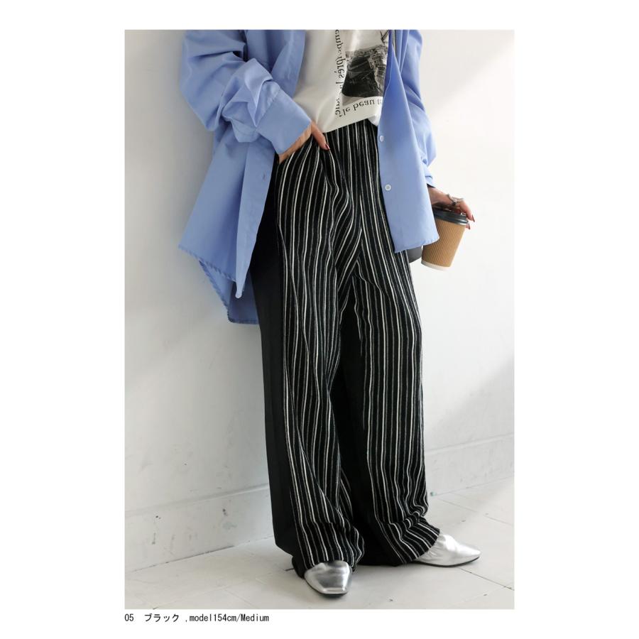 antiqua（アンティカ） ストライプパンツ パンツ レディース ボトムス