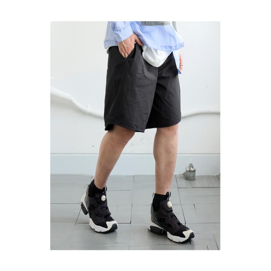 新品未使用　QUILP ビックシルエット　ハーフパンツ フリーサイズ ゆったりシルエット ビッグシルエット ハーフパンツ[品番：TLKM0008844