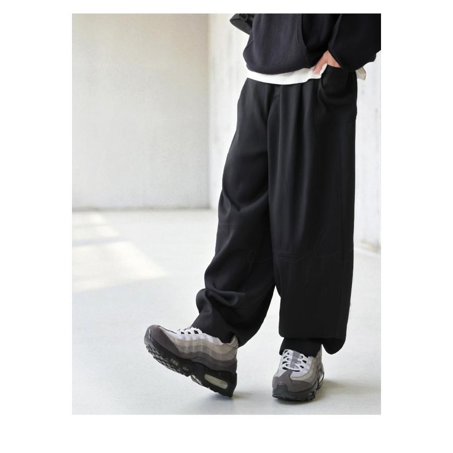 antiqua（アンティカ） アシンメトリーポケット ワイドパンツ メンズ
