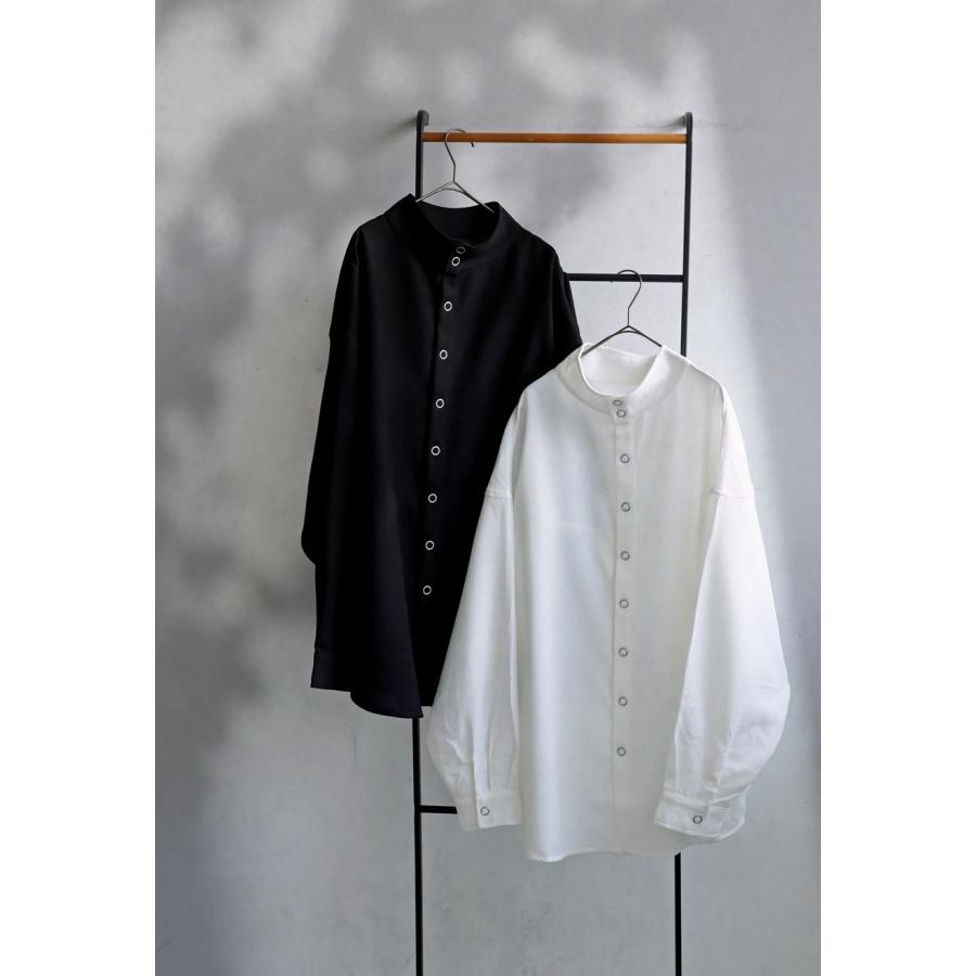 antiqua（アンティカ） スタンドカラー シャツ レディース トップス 