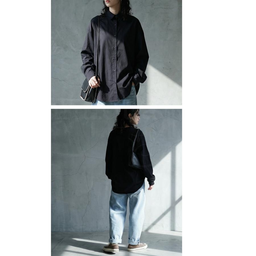 antiqua（アンティカ） シャツ レディース 長袖 ブラウス 無地