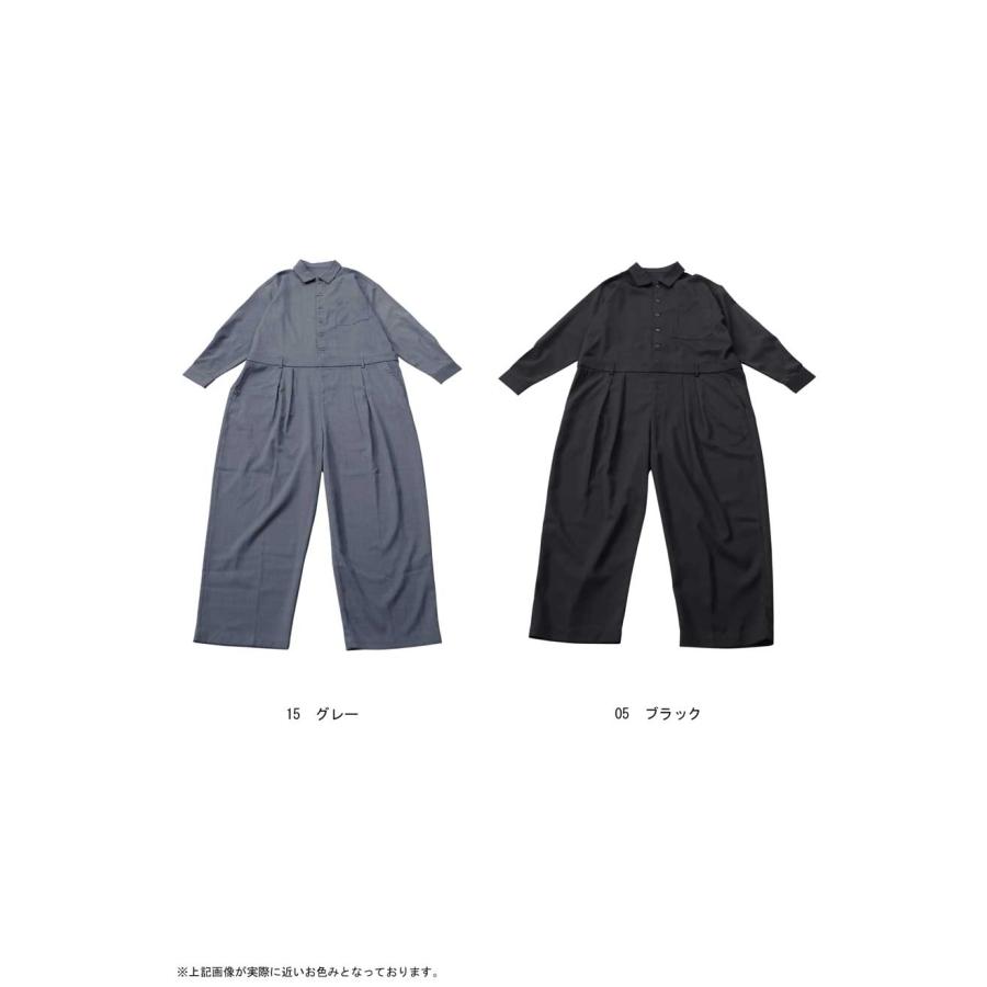 antiqua（アンティカ） ワイドシルエット オールインワン レディース