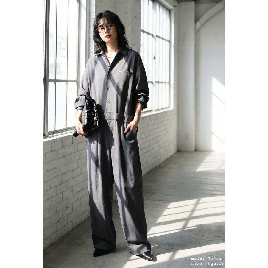 antiqua（アンティカ） ワイドシルエット オールインワン レディース