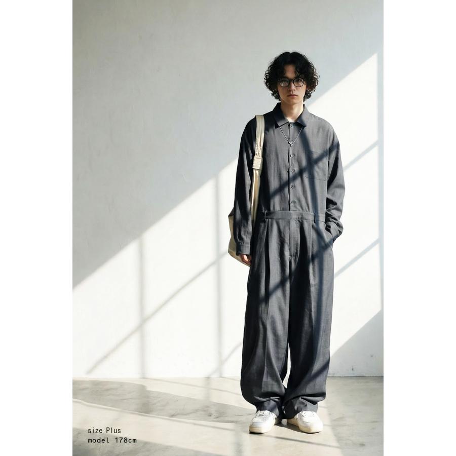 antiqua（アンティカ） ワイドシルエット オールインワン メンズ 長袖
