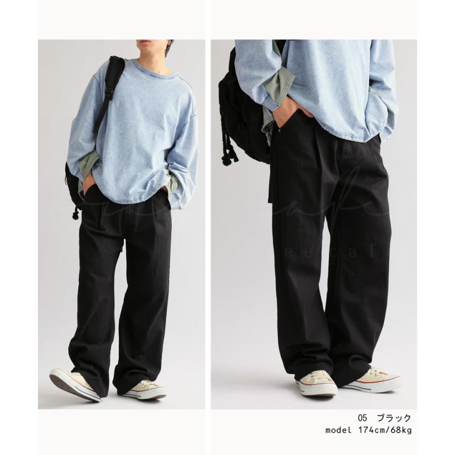 antiqua タックツイルワイドパンツ パンツ メンズ ボトムス 綿 antiqua タックツイルワイドパンツ パンツ メンズ ボトムス 綿