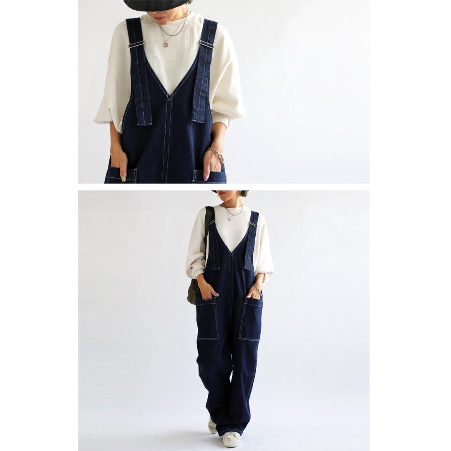 antiqua デニムサロペット サロペット レディース ボトムス antiqua デニムサロペット サロペット レディース ボトムス