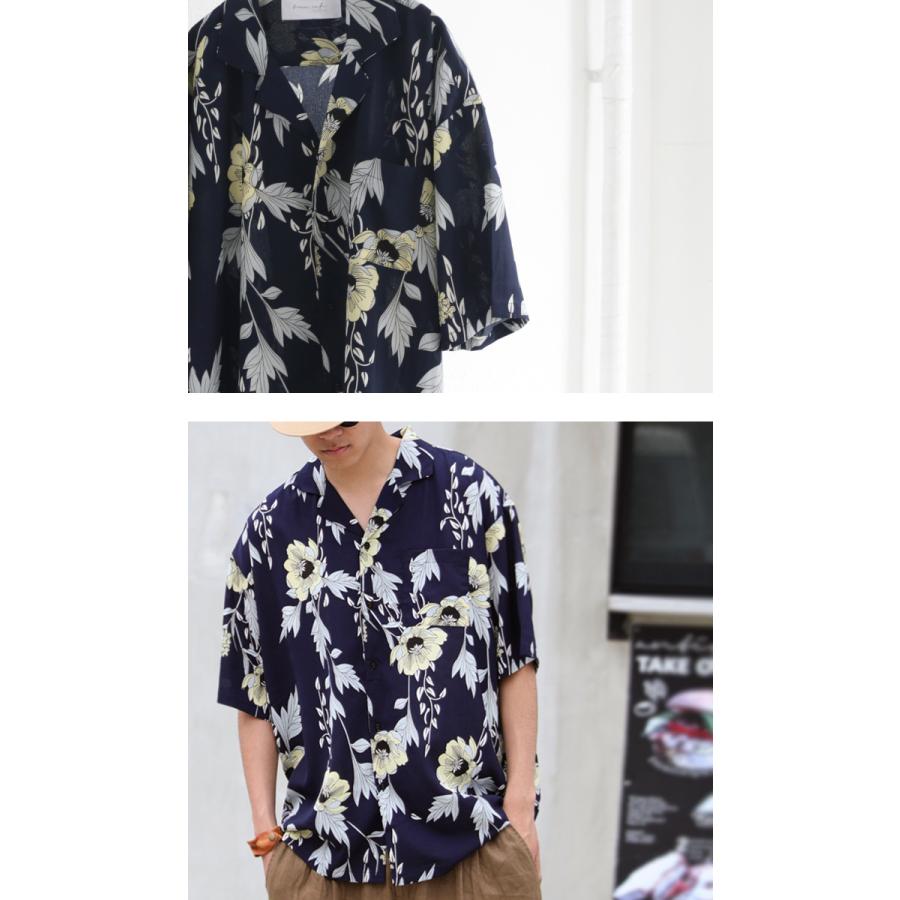 トップス シャツ 半袖 メンズ 花柄 総柄 モダン 花柄シャツ 再販 50ptメール便可 Zo Antiqua 通販 Yahoo ショッピング