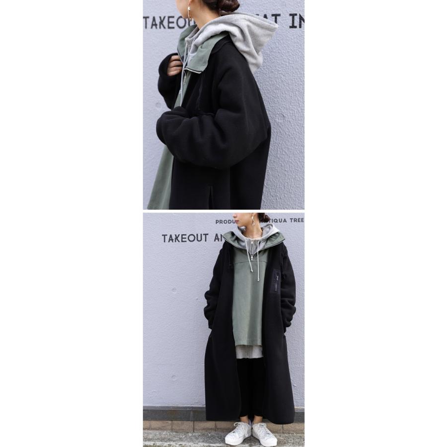 antiqua（アンティカ） アウター コート ロングコート 長袖 レディース