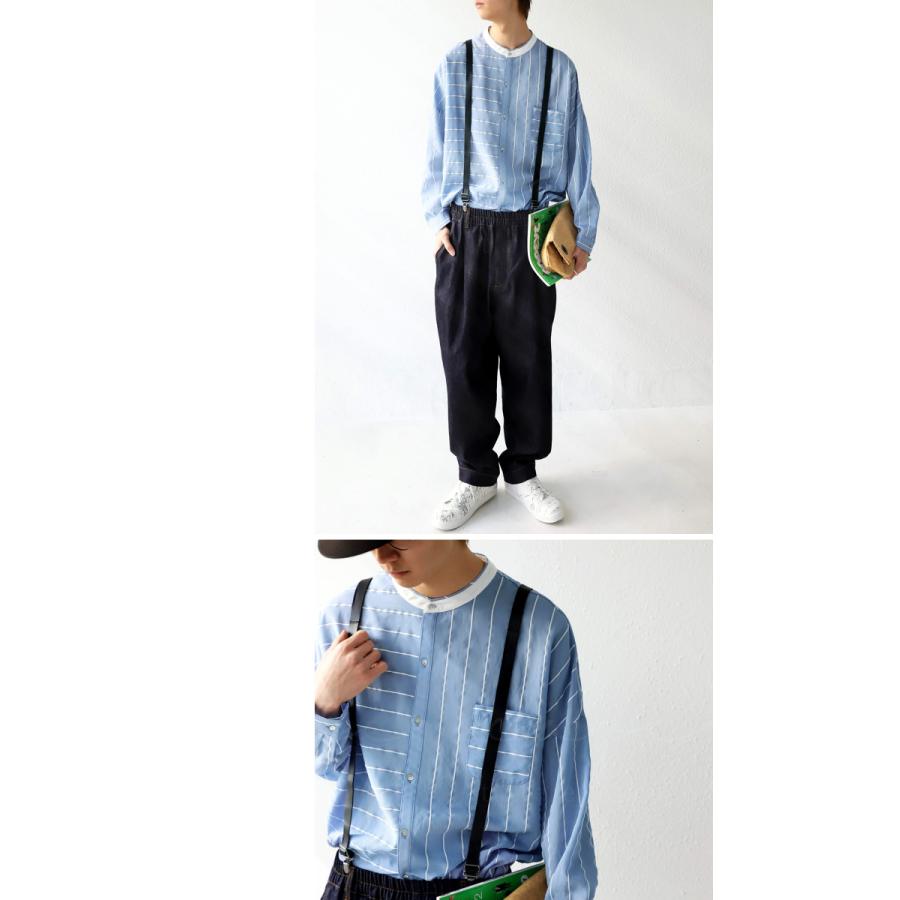 サスペンダー 本革 メンズ Y型 シンプル クリップ式・再再販。500ptメール便可 | antiqua | 09