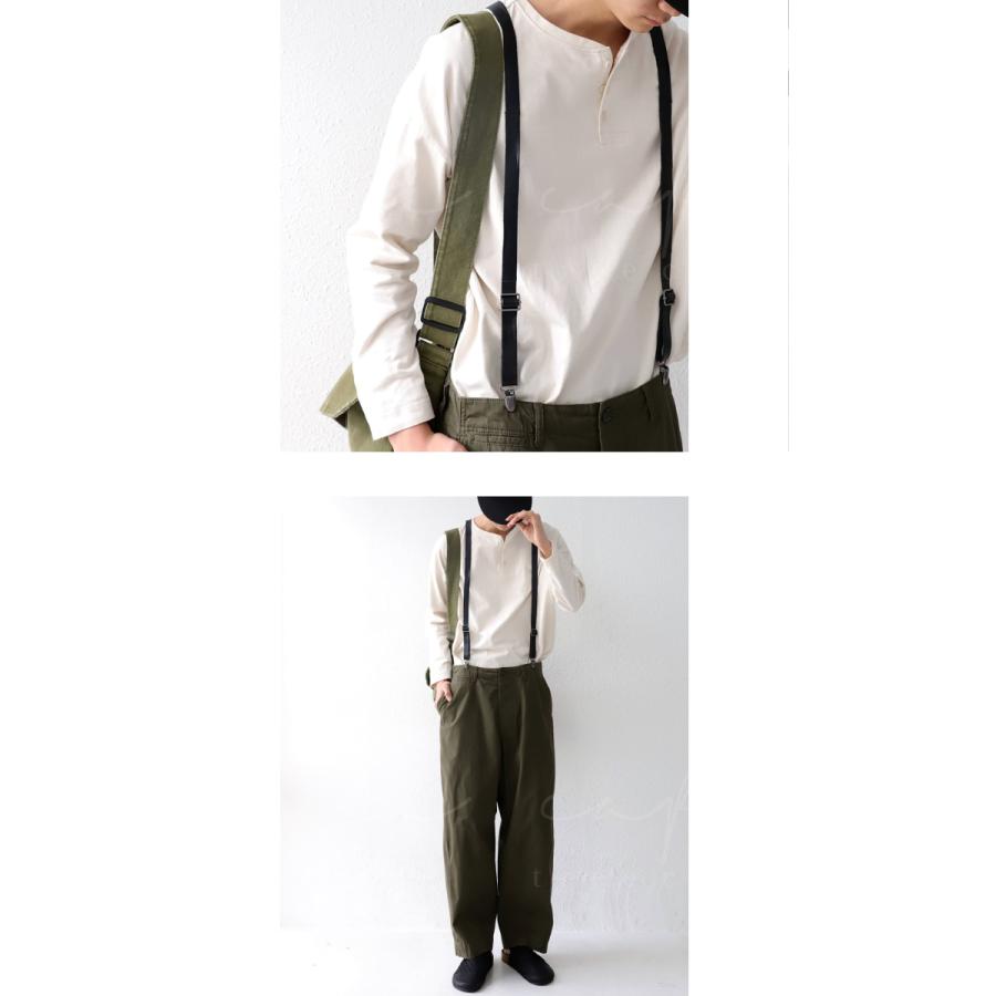 サスペンダー 本革 メンズ Y型 シンプル クリップ式・再再販。500ptメール便可 | antiqua | 11