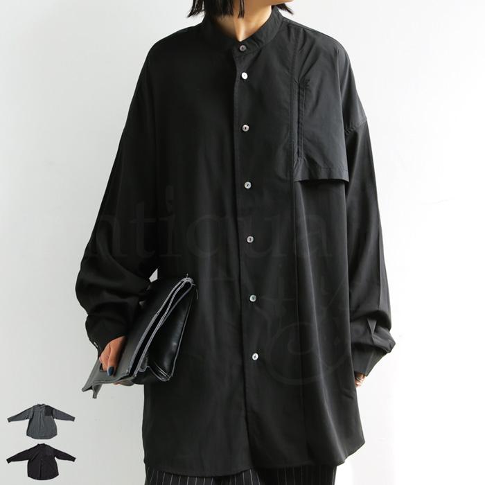antiqua  切り替えおしゃれシャツ 楽天市場】切り替えシャツ シャツ レディース トップス 長袖 送料無料