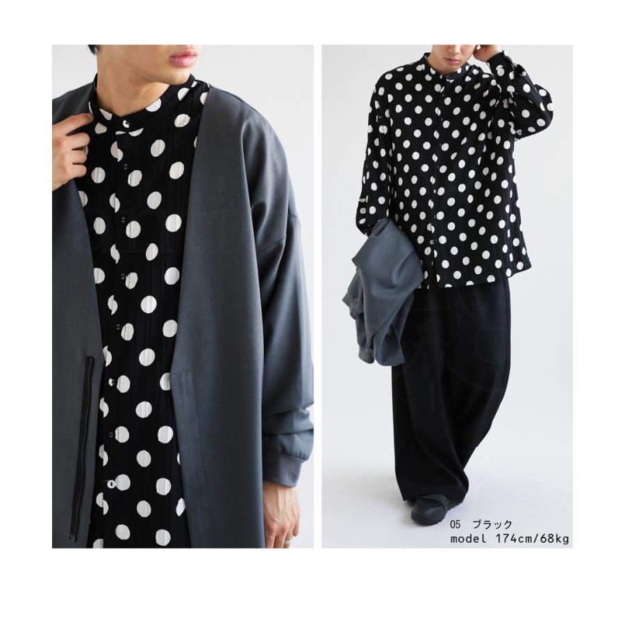 antiqua ドット柄シャツ シャツ メンズ トップス 長袖 送料無料 antiqua ドット柄シャツ シャツ メンズ トップス 長袖 送料無料