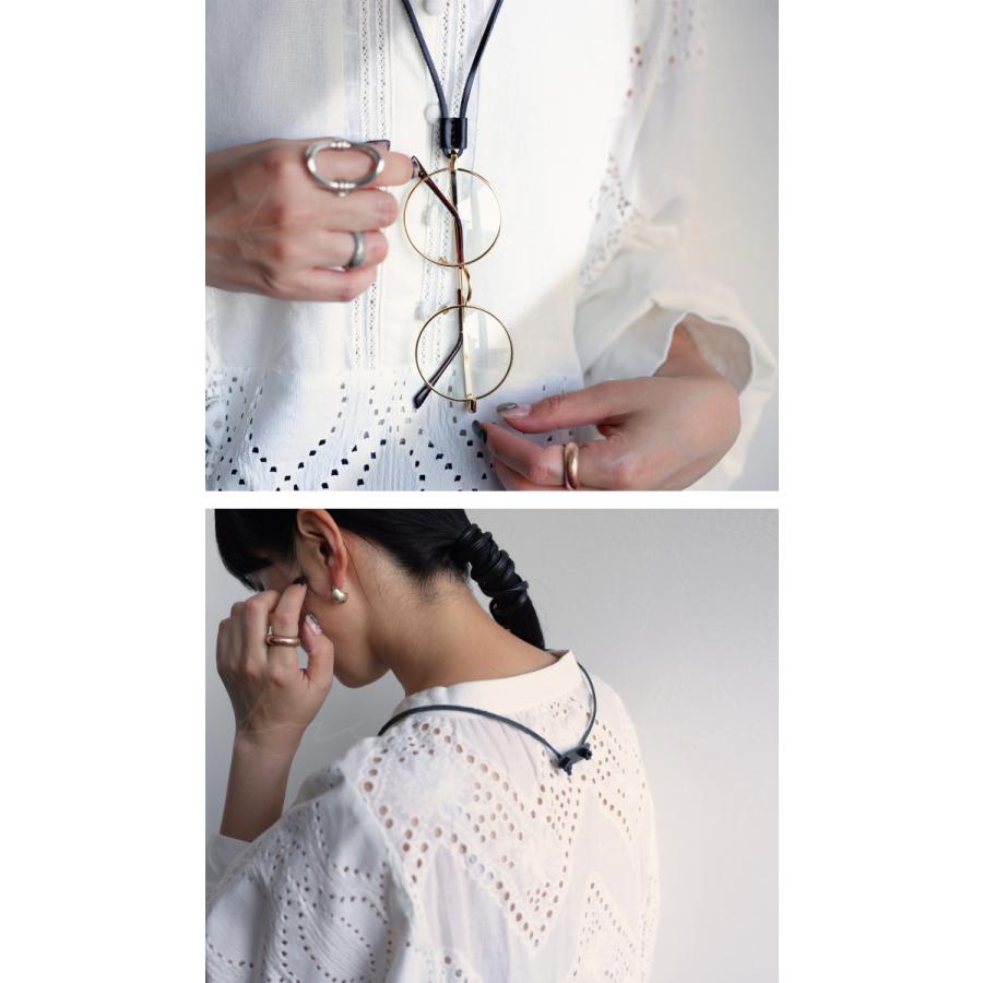 antiqua（アンティカ） 本革 日本製 グラスホルダー グラスコード