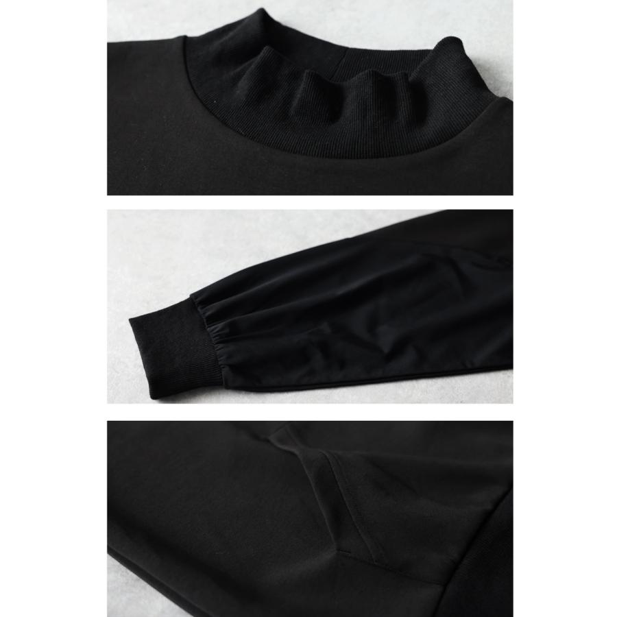 antiqua（アンティカ） ポンチ スウェット メンズ 長袖 モックネック
