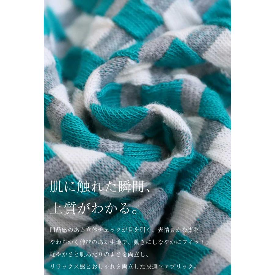 antiqua（アンティカ） チェック柄トップス レディース ゴルフウェア