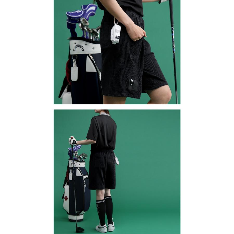 antiqua（アンティカ） ストライプ柄 ハーフパンツ レディース ゴルフ