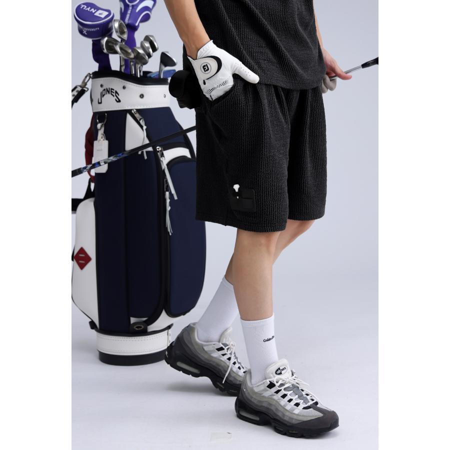 antiqua（アンティカ） ストライプ柄 ハーフパンツ レディース ゴルフ