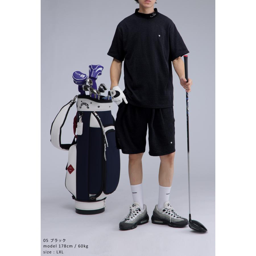 antiqua（アンティカ） ストライプ柄 ハーフパンツ レディース ゴルフ