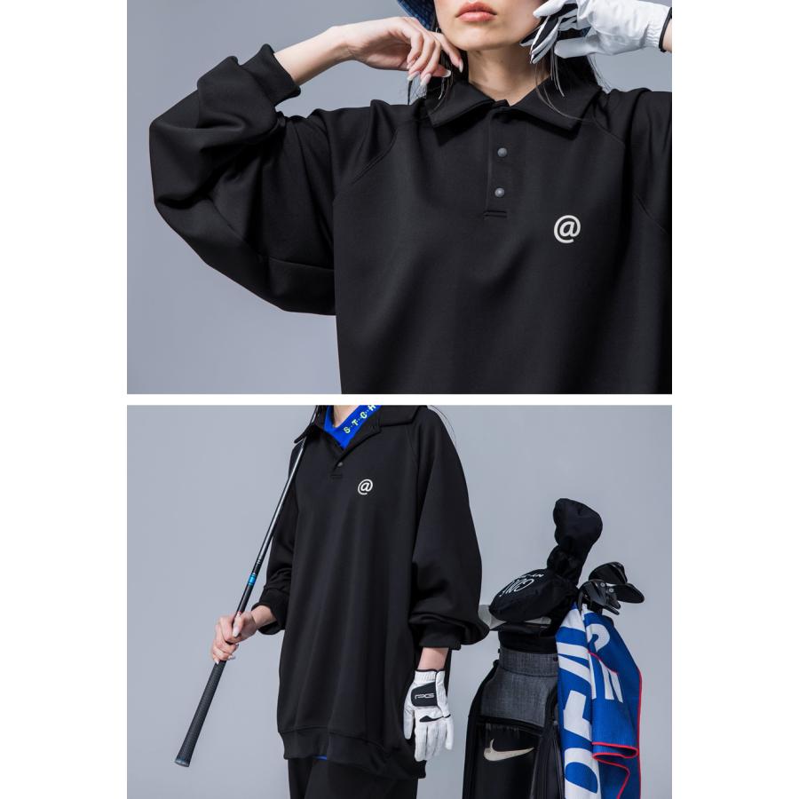 antiqua（アンティカ） ANTIQUA GOLF×STCH ポロシャツ 長袖 レディース