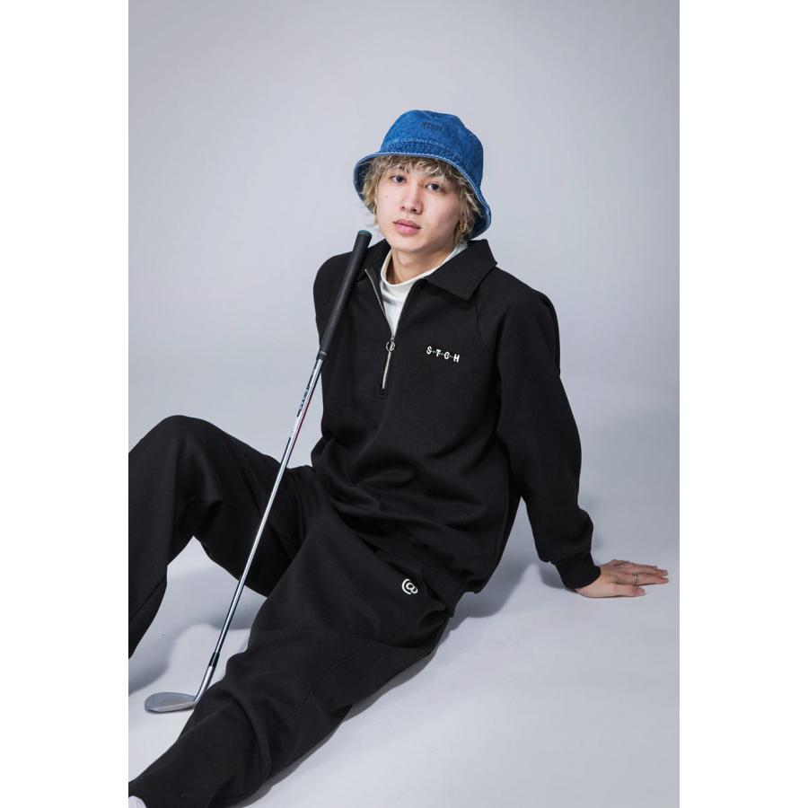 ANTIQUA GOLF×STCH ハーフジップトップス レディース 送料無料・メール便不可の画像