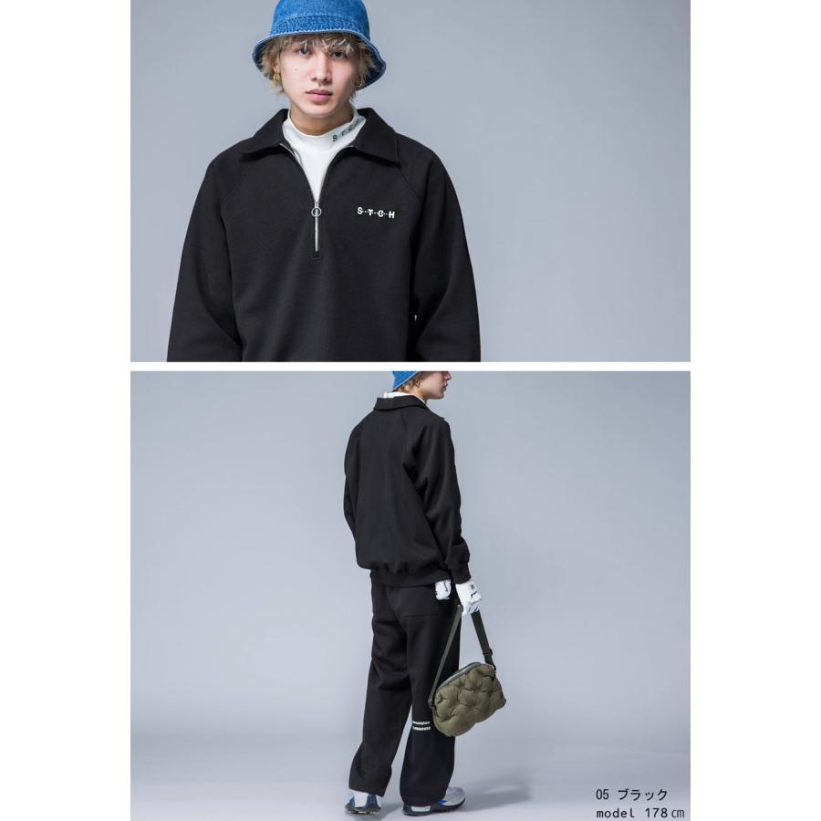 antiqua（アンティカ） ANTIQUA GOLF×STCH ハーフジップトップス