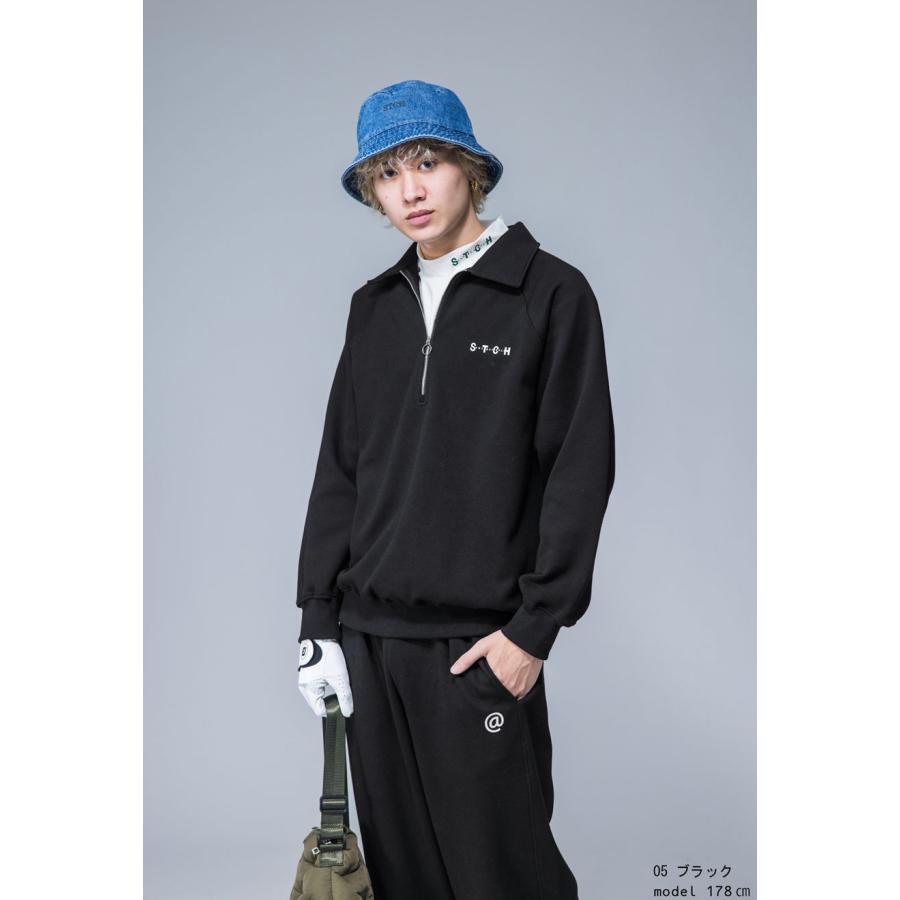 ANTIQUA GOLF×STCH ハーフジップトップス レディース 送料無料・メール便不可の画像