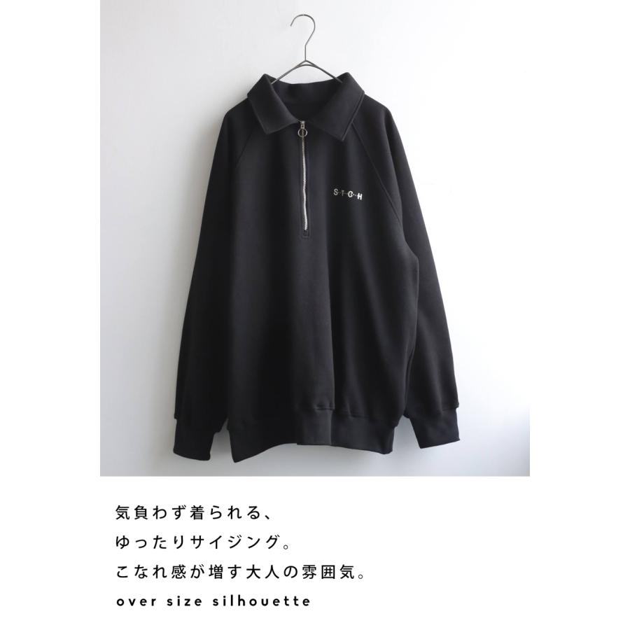 antiqua（アンティカ） ANTIQUA GOLF×STCH ハーフジップトップス