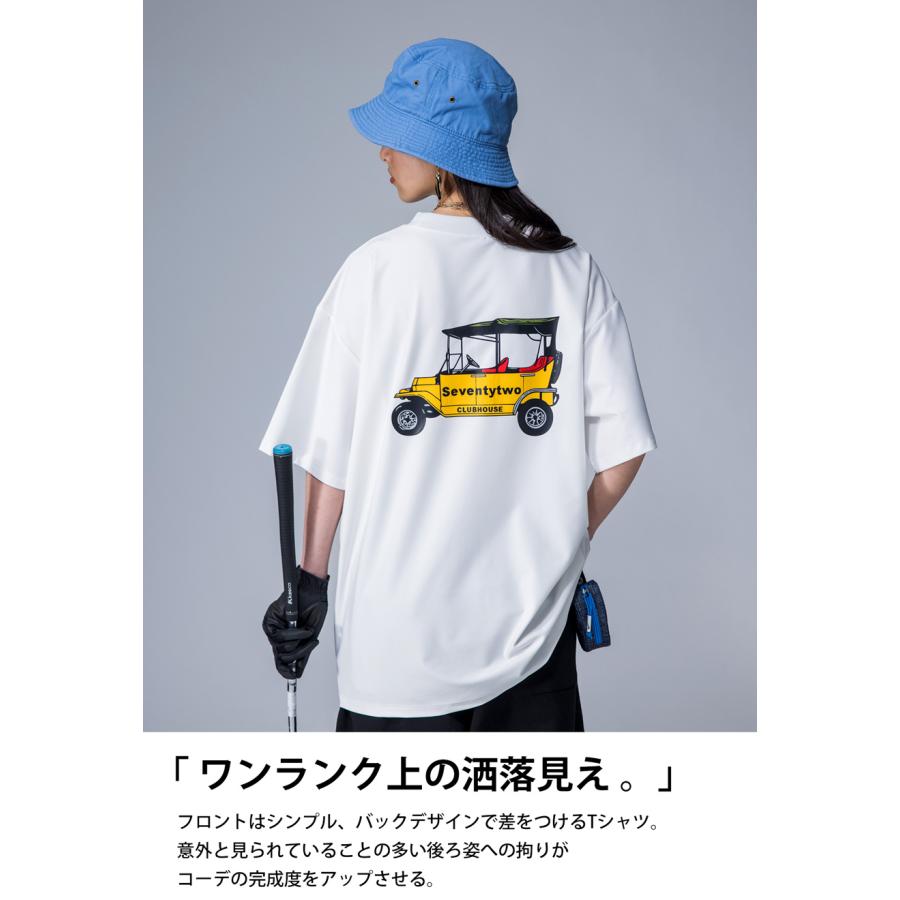 大人気！一部カラー/サイズ再入荷予定あり！ANTIQUA GOLF×STCH バックデザインTシャツ メンズ 送料無料・再販。100ptメール便可【Z】 父の日｜antiqua｜15