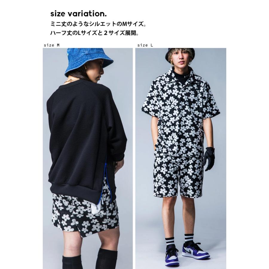 antiqua（アンティカ） ANTIQUA GOLF×STCH 花柄 ハーフパンツ