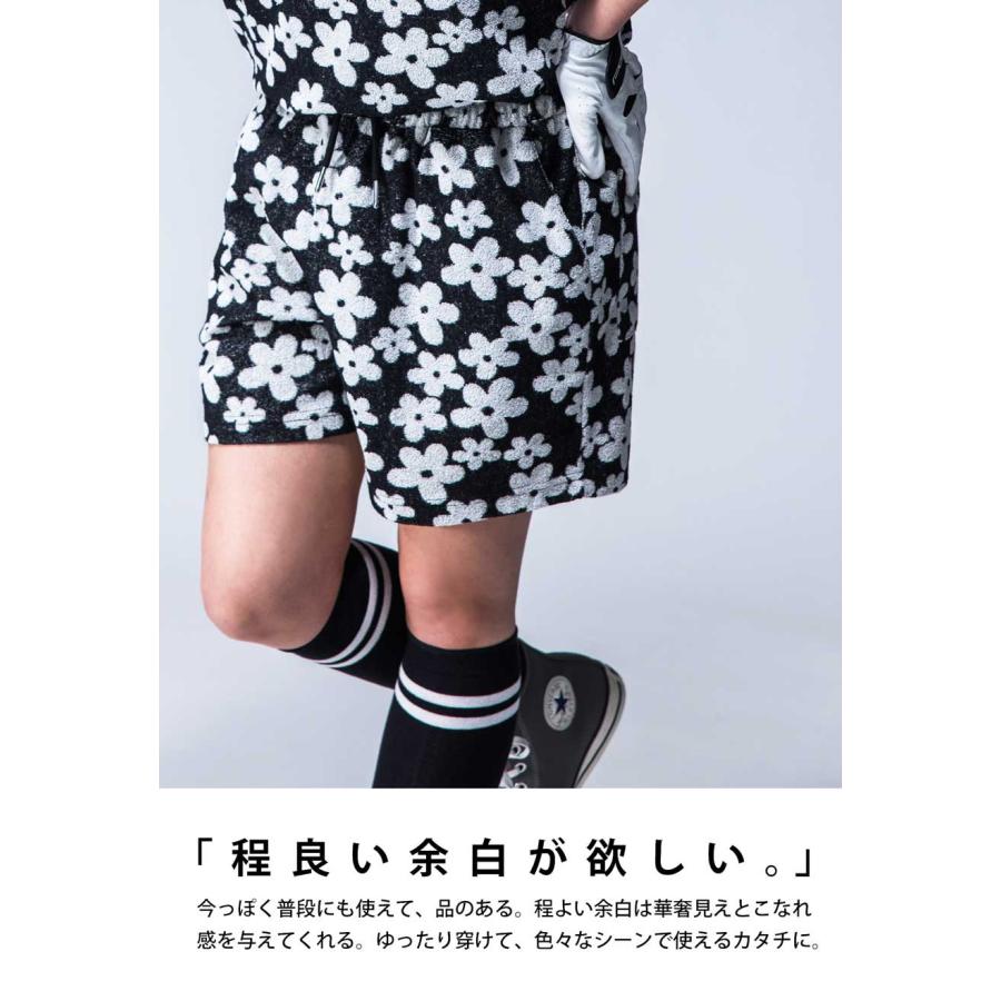 antiqua（アンティカ） ANTIQUA GOLF×STCH 花柄 ハーフパンツ メンズ