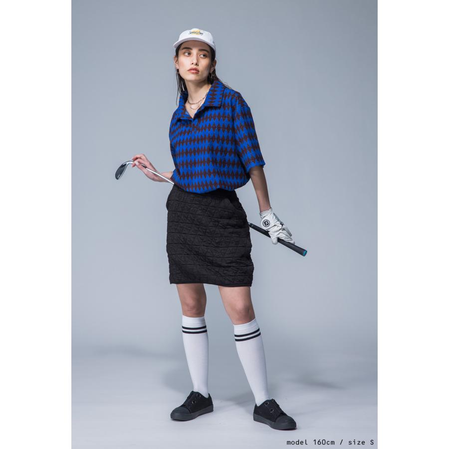 ANTIQUA GOLF×STCH 幾何学柄 開襟トップス メンズ 送料無料・再販。便不可【z】 父の日｜antiqua｜13