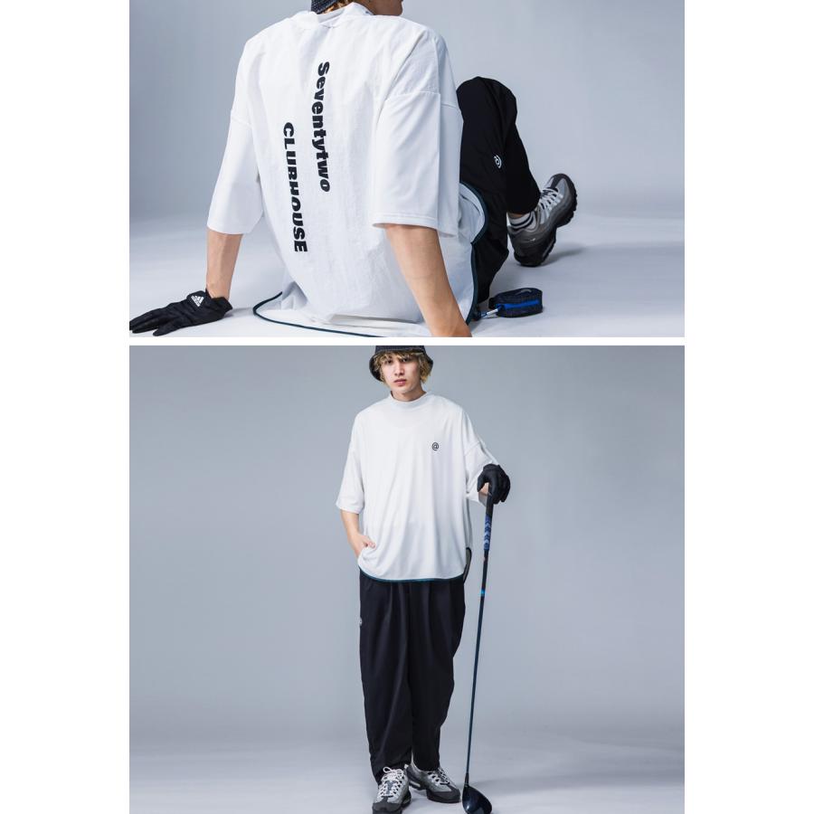 antiqua（アンティカ） ANTIQUA GOLF×STCH 異素材トップス レディース
