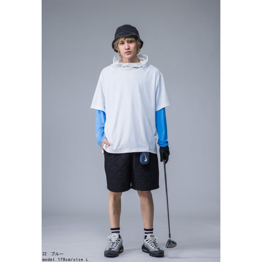 STCH ブルーシャツ antiqua ANTIQUA GOLF×STCH アンダーシャツ メンズ 送料無料・7
