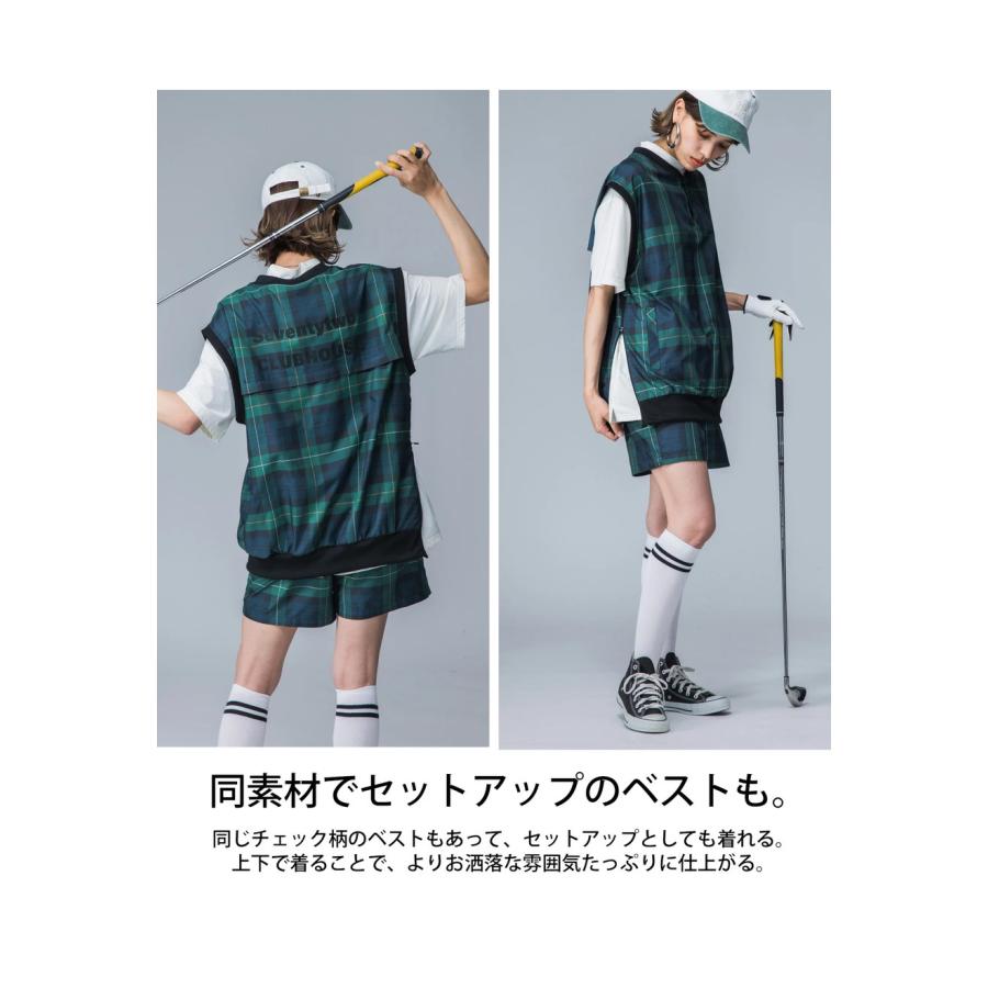 antiqua（アンティカ） ANTIQUA GOLF×STCH ハーフパンツ レディース